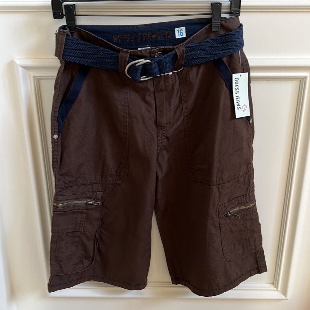 NWT Boys Guess Cargo Shorts
